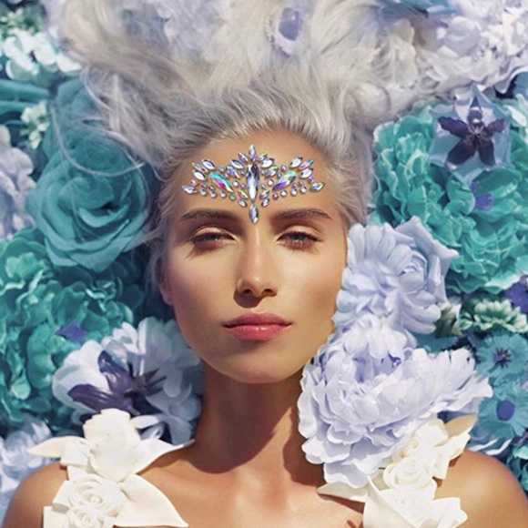 Rave Festival Crystal Rhinestone Face Jewels - Picture 7 of 16